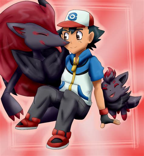 ash x zoroark fanfiction